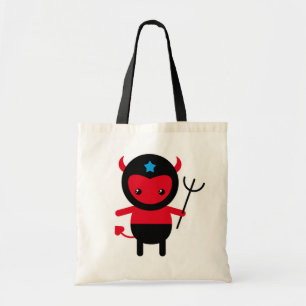 Tote Bag Peu de diable de Ninja de kawaii