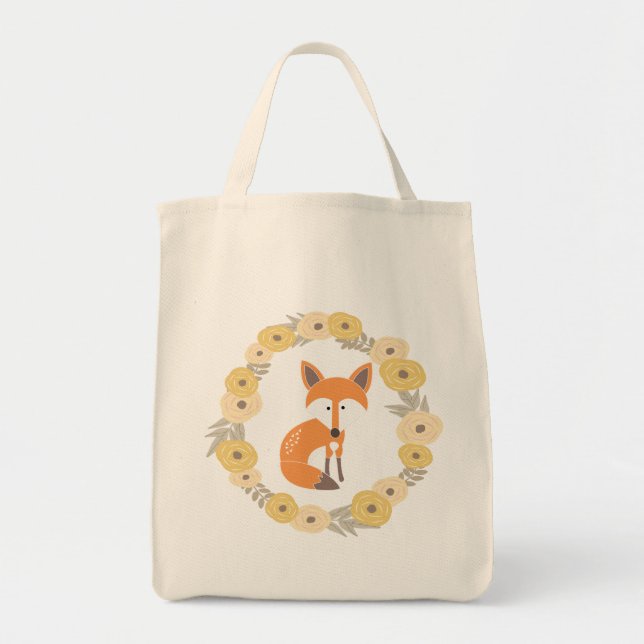 Tote Bag Peu de Fox Fourre-tout (Devant)