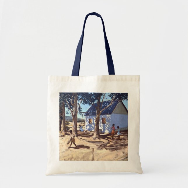 Tote Bag Peu de Karoo blanc Afrique du Sud de maison (Devant)