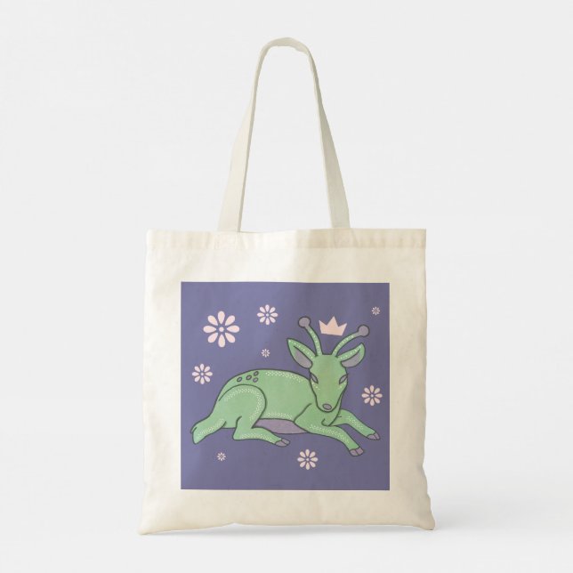 Tote Bag Peuple de cerfs extraterrestres Art folklorique |  (Dos)