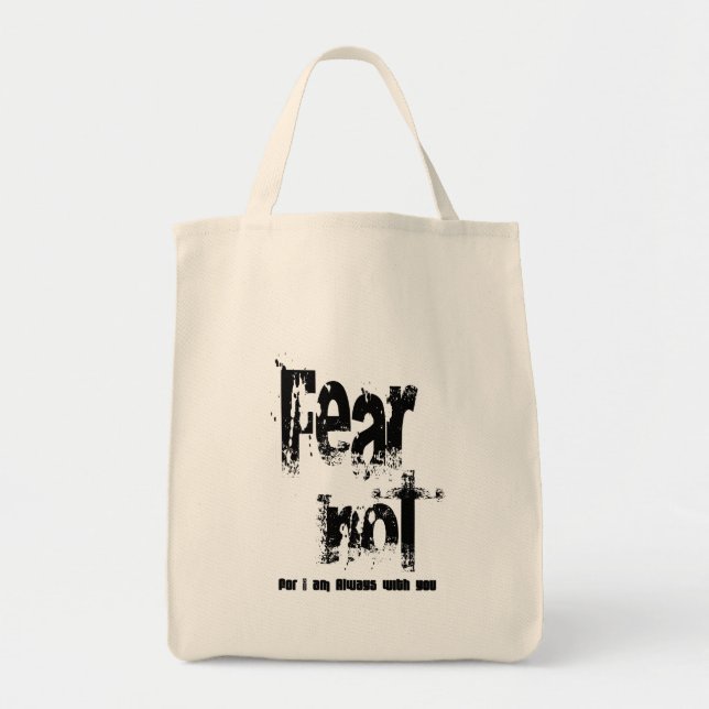 Tote Bag Peur non chrétien (Devant)