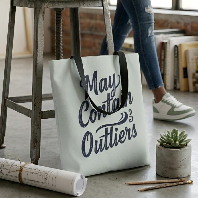 Tote Bag Peut contenir des données aberrantes | Sage (Lifestyle Shot)
