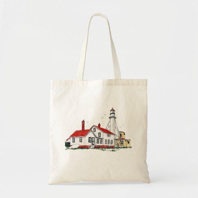 TOTE BAG PHAR DE WHITEFISH POINT, MICHIGAN (Devant)