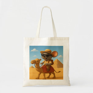 Tote Bag Pharaoh Mouse Tourisme sur Camel Pyramides égypt