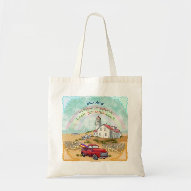 Tote Bag Phare de Beach Truck (Devant)