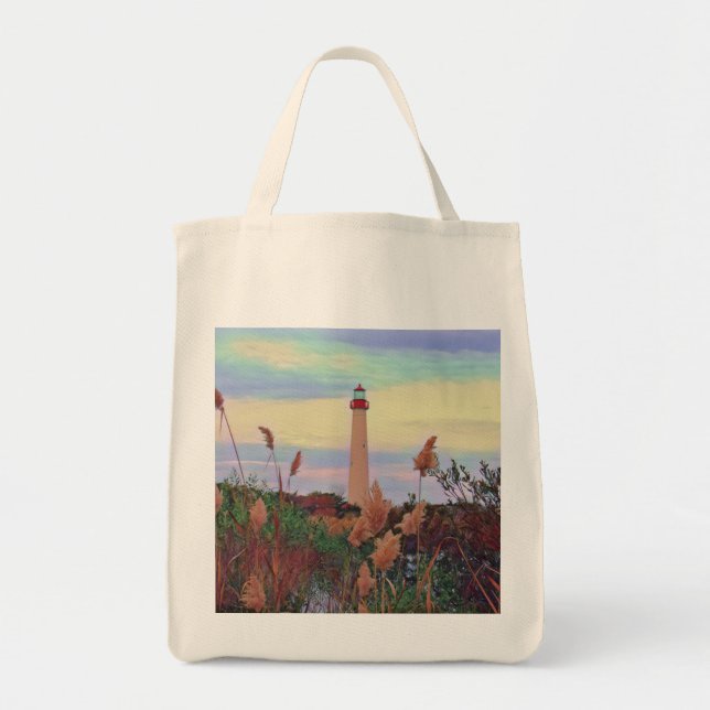Tote Bag Phare de Cape May (Devant)