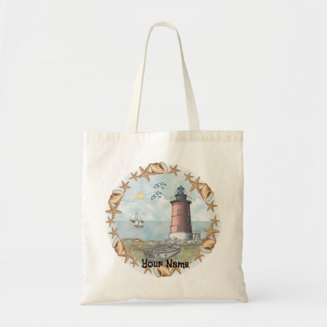 Tote Bag Phare de Delaware Shells (Devant)