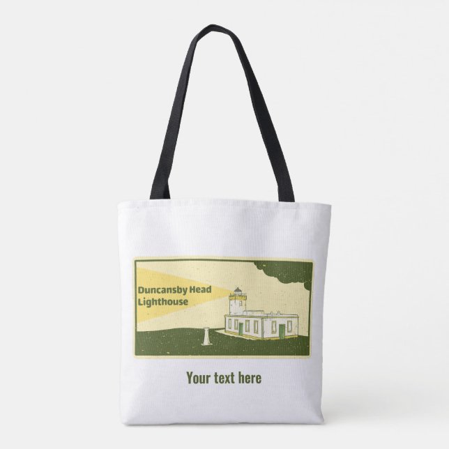Tote Bag Phare de Duncansby Head (Dos)