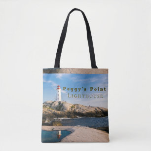 Tote Bag Phare de Peggys Point Canada atlantique