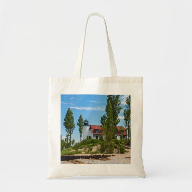 Tote Bag Phare de Point Betsie (Devant)