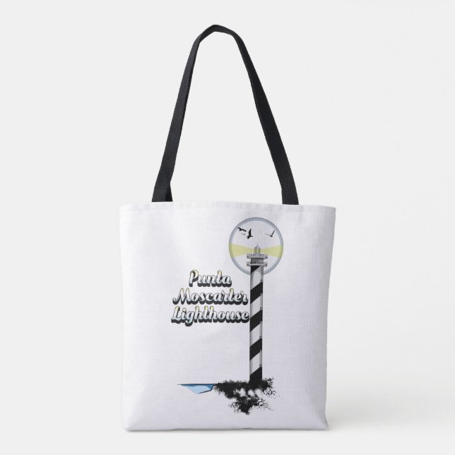 Tote Bag Phare de Punta Moscarter (Dos)