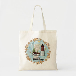 Tote Bag Phare de Rhode Island Shells