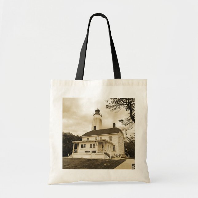 Tote Bag Phare de Sandy Hook (Devant)