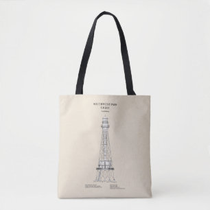 Tote Bag Phare de Southwest Pass - Louisiana - SBD