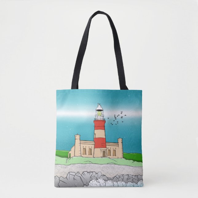 Tote Bag Phare du Cap Agulhas (Devant)