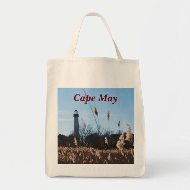 Tote Bag Phare du Cap May (Devant)