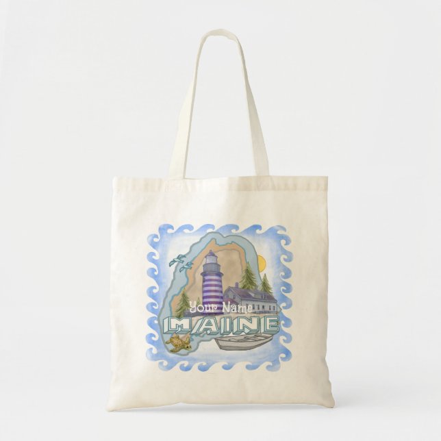 Tote Bag Phare du Maine (Devant)