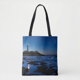 Tote Bag Phare Half Moon Bay, Ca de point de pigeon