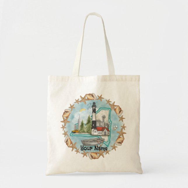 Tote Bag Phare New York Shells (Devant)