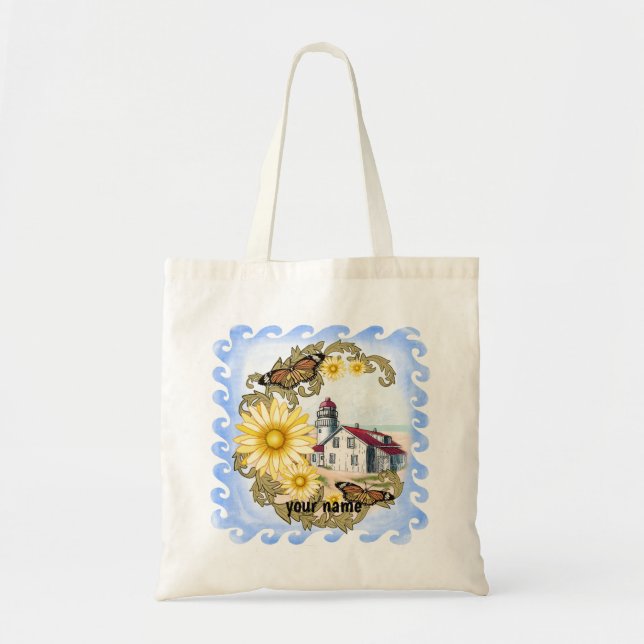 Tote Bag Phare papillon  (Devant)