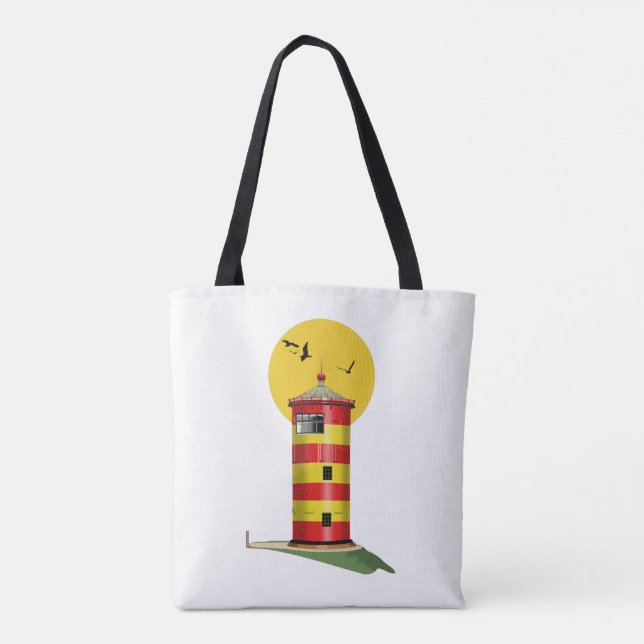 Tote Bag Phare Pilsum Allemagne (Dos)