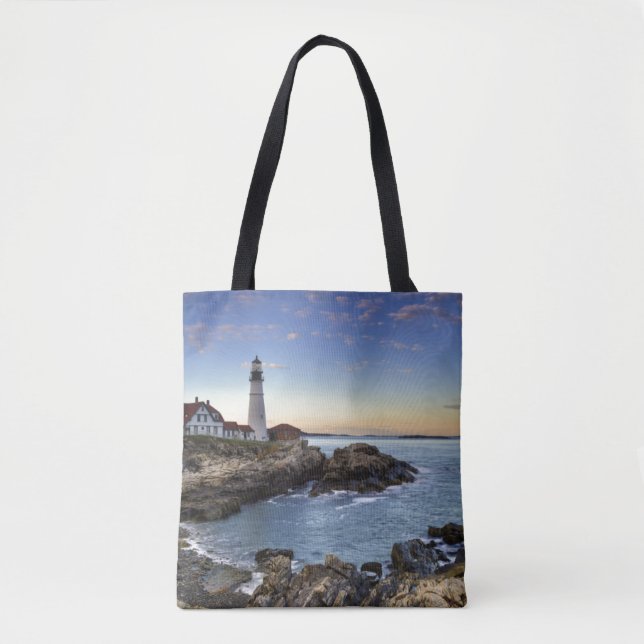 Tote Bag Phare principal de Portland (Devant)