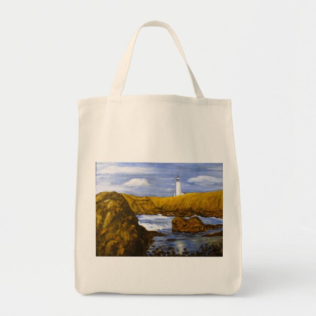 Tote Bag Phare principal de Yaquina (Devant)