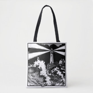 Tote Bag Phare vintage