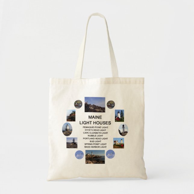 Tote Bag Phares du Maine (Devant)