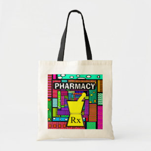 Tote Bag Pharmacie Fourre-tout lunatique et Artsy
