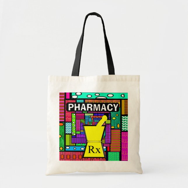 Tote Bag Pharmacie Fourre-tout lunatique et Artsy (Devant)