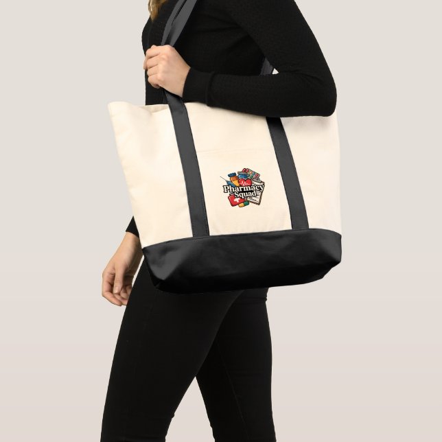 Tote Bag 'Pharmacy Squad'. (Devant (produit))