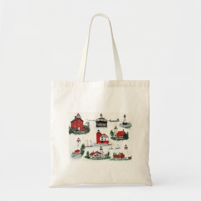 TOTE BAG PHAROS DU LAC HURON SEPTENTRIONAL  (Devant)