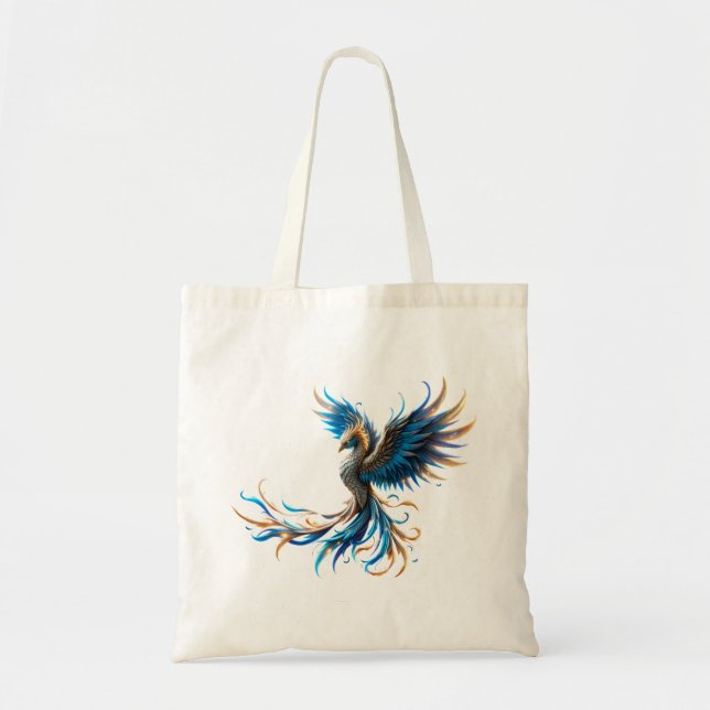 Tote Bag Phénix de l'Aube Saphir (Devant)