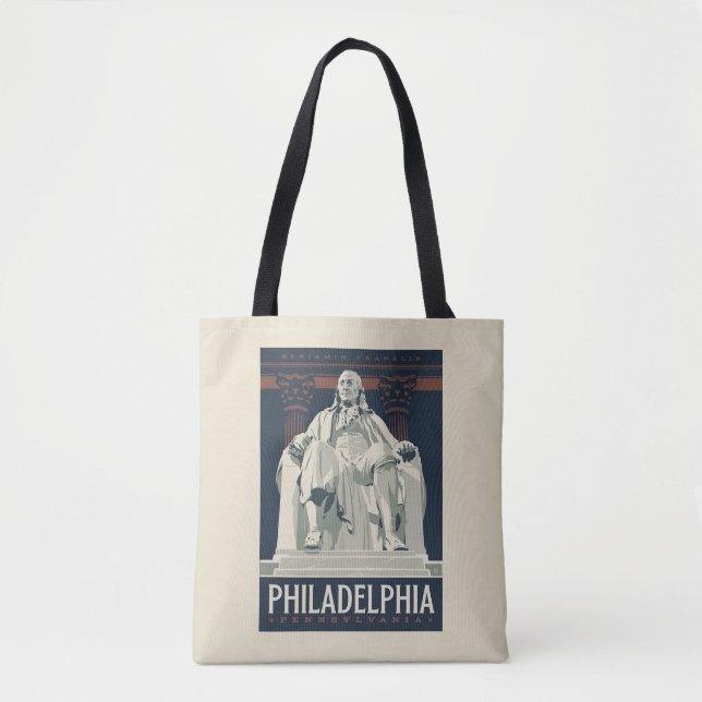 Tote Bag Philadelphie | Institut Benjamin Franklin (Devant)
