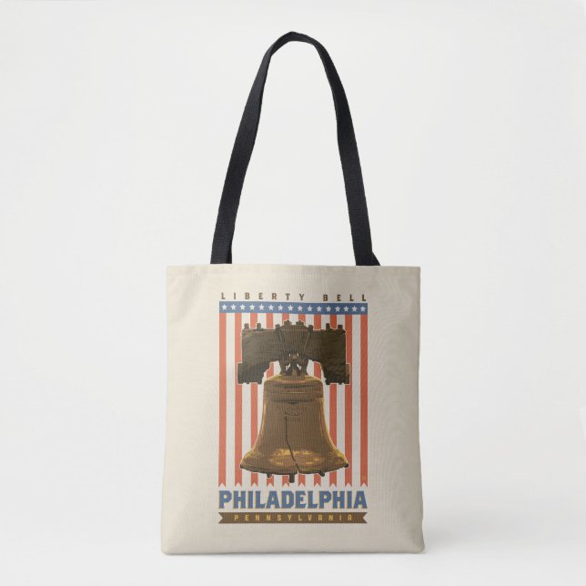 Tote Bag Philadelphie | Liberty Bell (Devant)