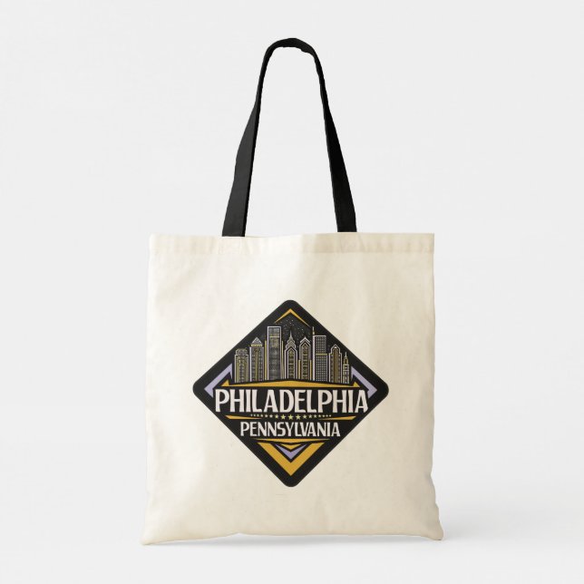 Tote Bag Philadelphie Pennsylvanie (Dos)