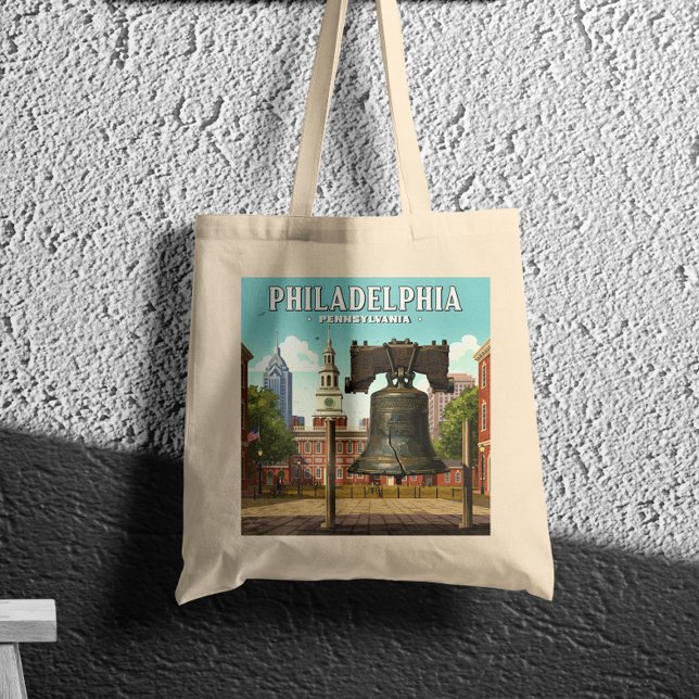 Tote Bag Philadelphie vintage Pennsylvanie (Créateur téléchargé)