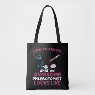 Tote Bag Phlebotomiste Blood Venipuncture Vein Phlebotomy