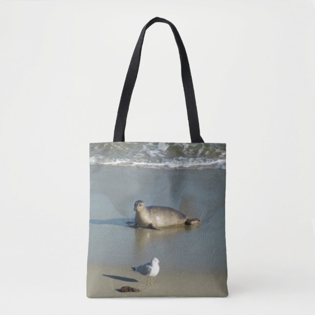 Tote Bag Phoque commun à La Jolla Californie (Devant)