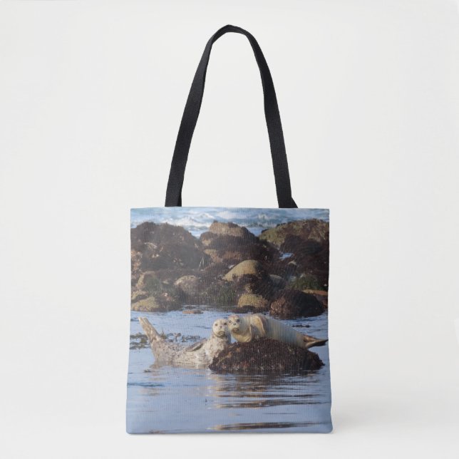 Tote Bag Phoques de port en pose (Devant)
