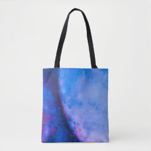 Tote Bag Photo Abstraite bleu violet