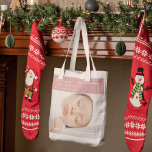 Tote Bag Photo Bébé Fancy Cute | Rose et blanc | Devis<br><div class="desc">Voici notre collection "Joyful Moments", où le bonheur rencontre la créativité ! Célébrez la joie pure et l'émerveillement de la vie avec nos produits Arrière - plans roses Baby Photo Quote. Que vous veniez faire vos courses ou que vous cherchiez un cadeau parfait, notre collection promet d'égayer votre journée et...</div>