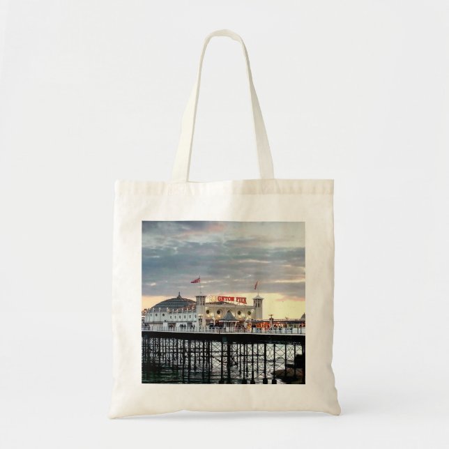 Tote Bag Photo Brighton Pier Sunset (Devant)