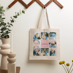 Tote Bag Photo Collage photo "Maman & Me" 1ère mère
