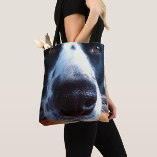 Tote Bag Photo de Border Collie Heeler Mix Chien Boop Mon N
