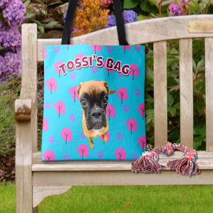 Tote Bag Photo de chien personnalisée - Fun & Sweet New Pet