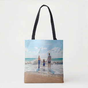 Tote Bag Photo de famille vacances d'été