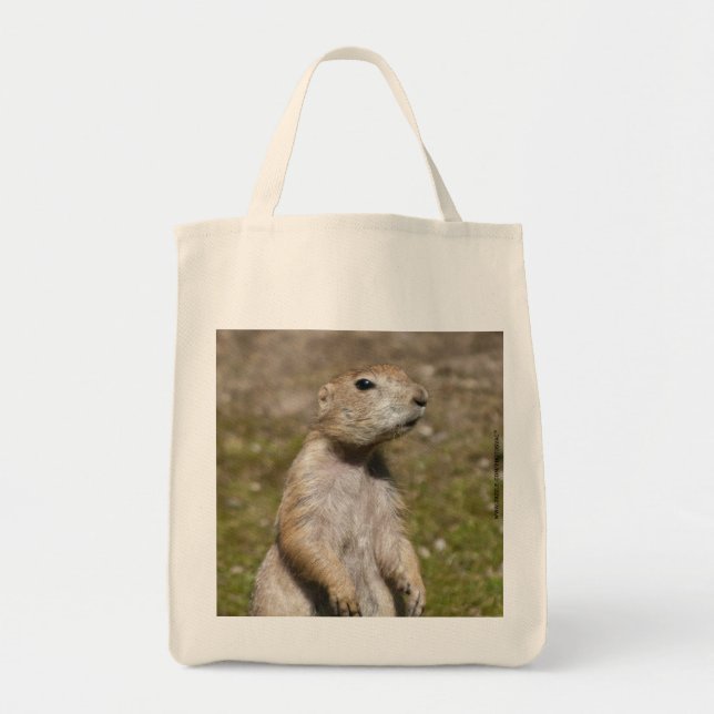 Tote Bag Photo de faune de chien de prairie à queue noire (Devant)