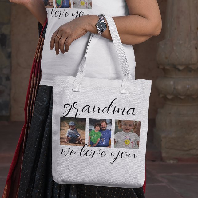 Tote Bag Photo de grand-mère  (Créateur téléchargé)
